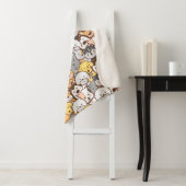 Cute Dogs Sherpa Blanket Deken (In situ)