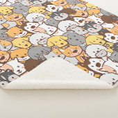 Cute Dogs Sherpa Blanket Deken (3/4)