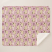 Cute Dogs Sherpa Blanket Deken (Voorkant (horizontaal))