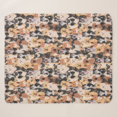 Cute Dogs Sherpa Blanket Deken (Voorkant (horizontaal))