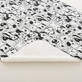Cute Dogs Sherpa Blanket Deken (3/4)