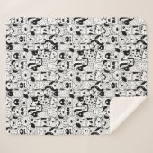 Cute Dogs Sherpa Blanket Deken (Voorkant (horizontaal))
