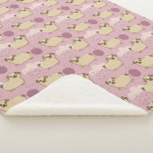 Cute Dogs Sherpa Blanket Sherpa Deken (3/4)