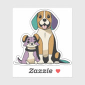 Cute Dogs Sticker (Vel)