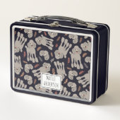 Cute Dogs with Plants Personalized Name (Voorkant)