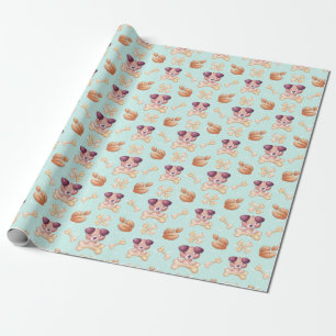 Cute Dogs Wrapping Paper Cadeaupapier
