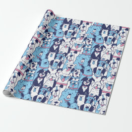 Cute Dogs Wrapping Paper Cadeaupapier