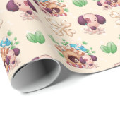 Cute Dogs Wrapping Paper Cadeaupapier (Rol Hoek)