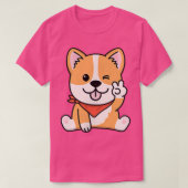 Cute DogWelsh Corgi T-shirt (Design voorkant)