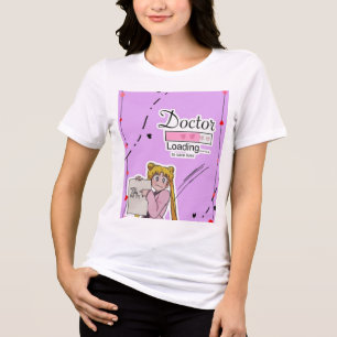 Cute Dokter Anime Esthetische T-Shirt Kawaii Med