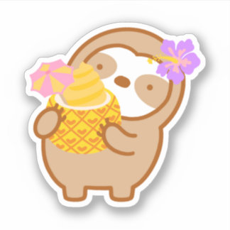Cute Dole Whip Pineapple Soft Serve Sticker