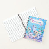 Cute Dolfijn Vrienden Hardcover Notitieboek (Binnen)
