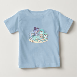 Cute Dolfijnen Familie Kids T-Shirt
