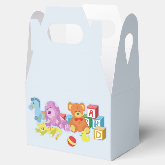 Cute Dolls (blauw) Bedankdoosjes (Geopend)