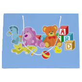 Cute Dolls (blauw) Groot Cadeauzakje (Voorkant)