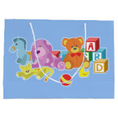 Cute Dolls (blauw) Groot Cadeauzakje (Achterkant)