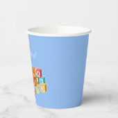 Cute Dolls (Blue Paper Cup) Papieren Bekers (Links)