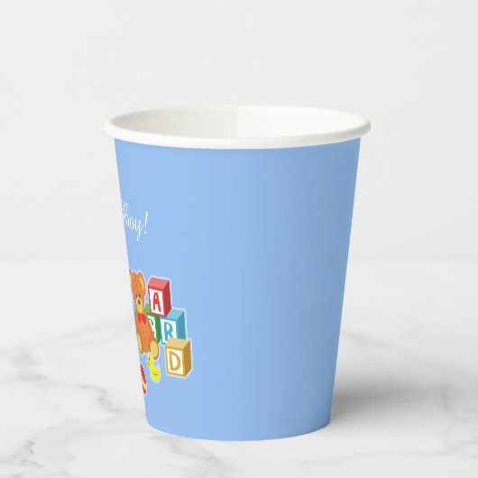 Cute Dolls (Blue Paper Cup) Papieren Bekers (Links)