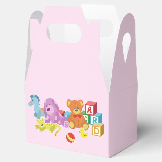 Cute Dolls (roze) Bedankdoosjes (Geopend)