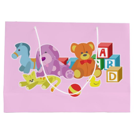 Cute Dolls (roze) Groot Cadeauzakje (Achterkant)