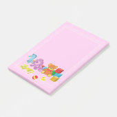 Cute Dolls (roze) Post-it® Notes (Schuin)