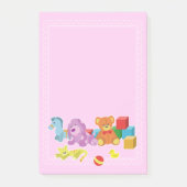Cute Dolls (roze) Post-it® Notes (Voorkant)
