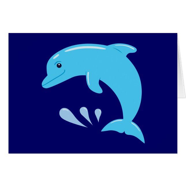 Cute Dolphin (Voorkant Horizontaal)