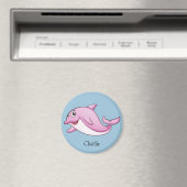 Cute Dolphin, aangepaste magneten (Insitu (Vaatwasser))
