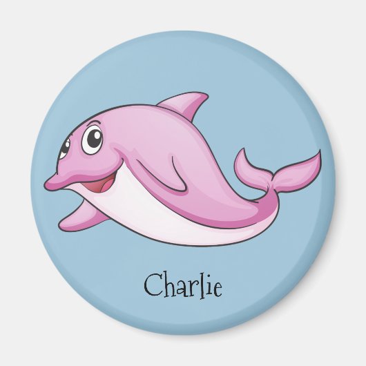 Cute Dolphin, aangepaste magneten (Voorkant)