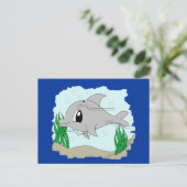 Cute Dolphin Briefkaart (Staand voorkant)