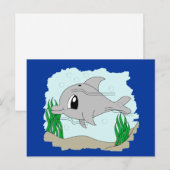 Cute Dolphin Briefkaart (Voorkant / Achterkant)