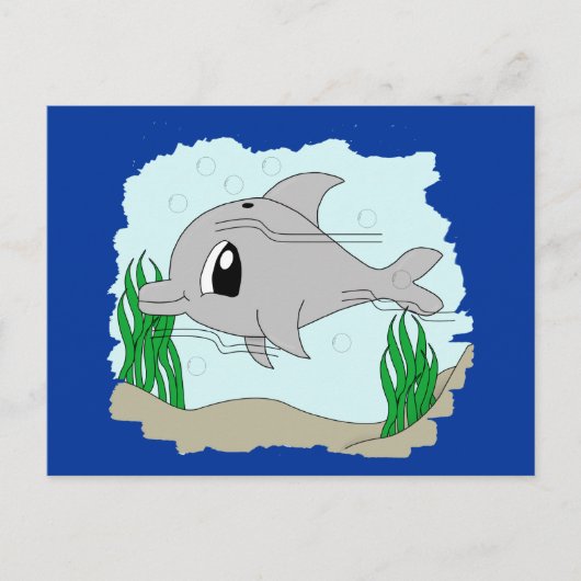 Cute Dolphin Briefkaart (Voorkant)