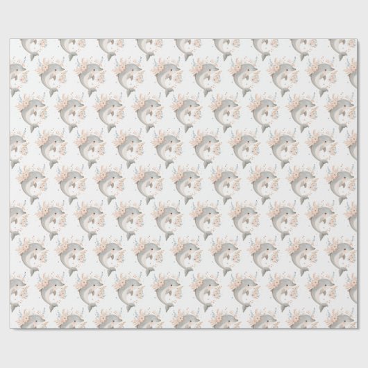 Cute Dolphin Cadeaupapier (Vlak)