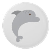Cute Dolphin Ceramic Pull Keramische Knop (Voorkant)