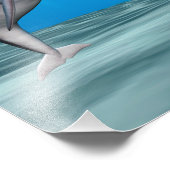 Cute Dolphin Foto Afdruk (Hoek)