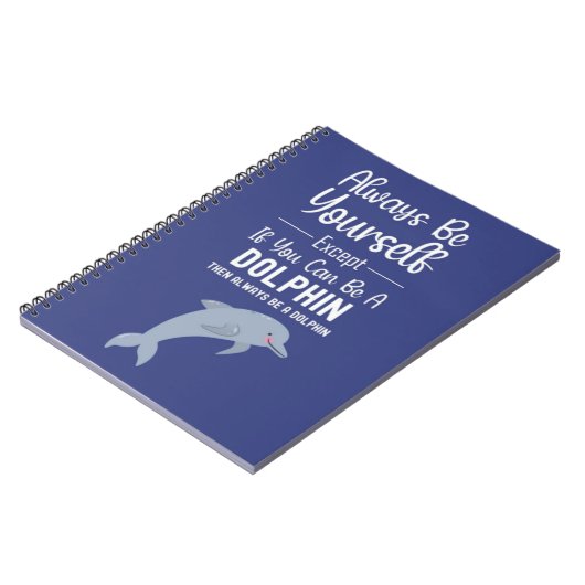Cute Dolphin Gifts Ocean Funny Humor Animal Sea Notitieboek (Linkerzijde)