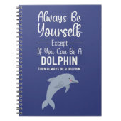 Cute Dolphin Gifts Ocean Funny Humor Animal Sea Notitieboek (Voorkant)
