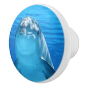 Cute dolphin keramische knop (Rechts)