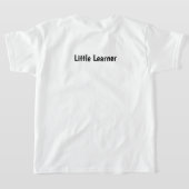 Cute Dolphin Kids T-Shirt | D is for Dolphin Alpha (Laag Achter)