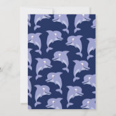 Cute Dolphin Kinder 1e verjaardag Kaart (Achterkant)