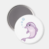 Cute Dolphin Magneet (Voorkant / Achterkant)