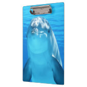 Cute Dolphin Marine Animal in Blue Zee Klembord (Links)
