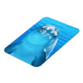 Cute Dolphin Marine Animal in Blue Zee Magneet (Linkerzijde)