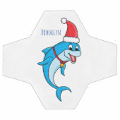 Cute dolphin met Santa hat cartoon Voetbal (Enkel)