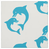 Cute Dolphin Pattern Stof (Swatch)