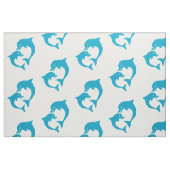Cute Dolphin Pattern Stof (Fat Quarter)