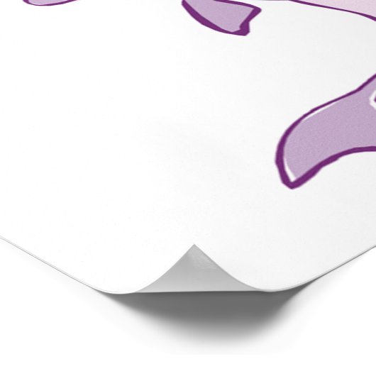 Cute Dolphin Poster (Hoek)