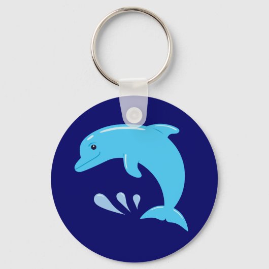 Cute Dolphin Sleutelhanger (Voorkant)