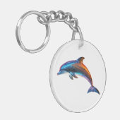 Cute Dolphin Sleutelhanger (Voorkant Links)