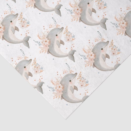 Cute Dolphin Tissuepapier (Detail)